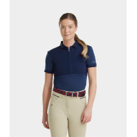 Damen Kurzarm-Polo Aeromesh Horse Pilot Marine Marineblau Damen Kurzarm-Polo Aeromesh Horse Pilot Marine Marineblau