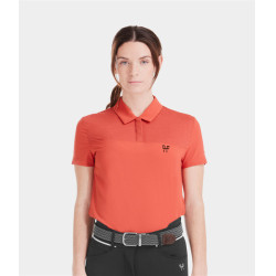 Polo Ariia Horse Pilot Damen Terrakotta Orange