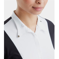 Monica Turnierpolo Horse Pilot Langarm Damen Dunkle Nacht Schwarz Monica Turnierpolo Horse Pilot Langarm Damen Dunkle Nacht Schwarz