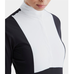 Monica Turnierpolo Horse Pilot Langarm Damen Dunkle Nacht Schwarz Monica Turnierpolo Horse Pilot Langarm Damen Dunkle Nacht Schwarz