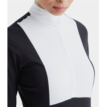 Monica Turnierpolo Horse Pilot Langarm Damen Dunkle Nacht Schwarz Monica Turnierpolo Horse Pilot Langarm Damen Dunkle Nacht Schwarz