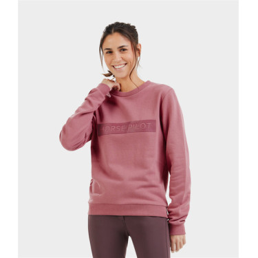 Damen-Sweatshirt Horse Pilot Team Rosa Mesa