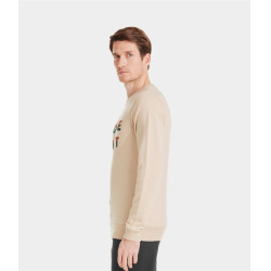 Horse Pilot Team Herren-Sweatshirt Sand Beige