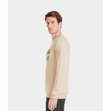 Horse Pilot Team Herren-Sweatshirt Sand Beige