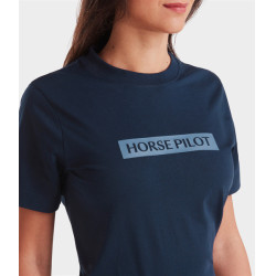 T-Shirt Horse Pilot Damen Team Marine Marineblau T-Shirt Horse Pilot Damen Team Marine Marineblau