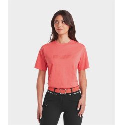 T-Shirt Horse Pilot Damen Team Rosenkoralle Rosa