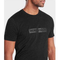 T-Shirt Horse Pilot Herren Team Schwarz