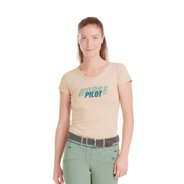 Damen T-Shirt Horse Pilot Team