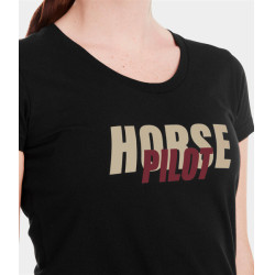 Damen T-Shirt Horse Pilot Team Damen T-Shirt Horse Pilot Team