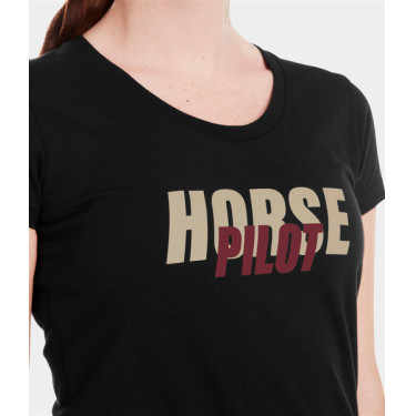 Damen T-Shirt Horse Pilot Team Damen T-Shirt Horse Pilot Team