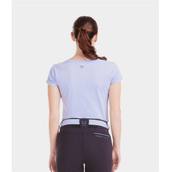 Damen T-Shirt Horse Pilot Team Lavendel Lila