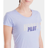 Damen T-Shirt Horse Pilot Team Lavendel Lila