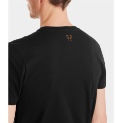T-Shirt Horse Pilot Team Herren Schwarz