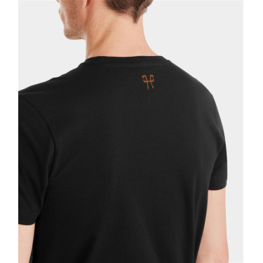 T-Shirt Horse Pilot Team Herren Schwarz