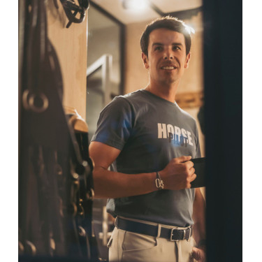 T-Shirt Horse Pilot Team Herren Vintage-Indigo T-Shirt Horse Pilot Team Herren Vintage-Indigo