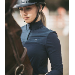 T-Shirt Sunrise Horse Pilot Damen Marine Marineblau T-Shirt Sunrise Horse Pilot Damen Marine Marineblau