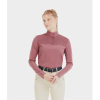 T-Shirt Sunrise Horse Pilot Damen Dunkelrosa