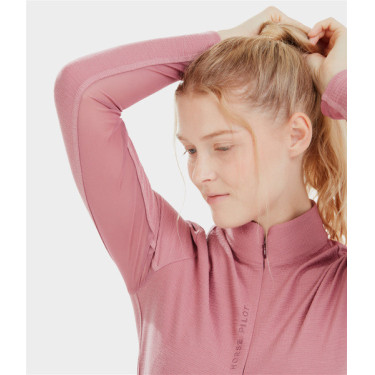 T-Shirt Suntech Horse Pilot Damen Rosa Mesa