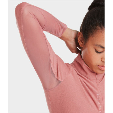 T-Shirt Suntech Horse Pilot Damen Ziegelstaub Rosa