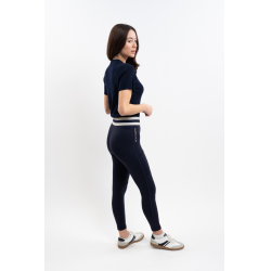 Leggings Volta Harcour Marine / Leinen Beige