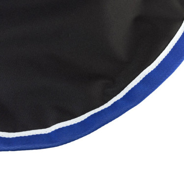 Enduran-Ausreitdecke Finn-Tack Pro Fleecefutter Schwarz / Blau