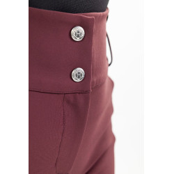 Reithose Luce Harcour Aubergine Bordeaux