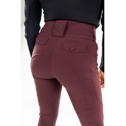 Reithose Luce Harcour Aubergine Bordeaux