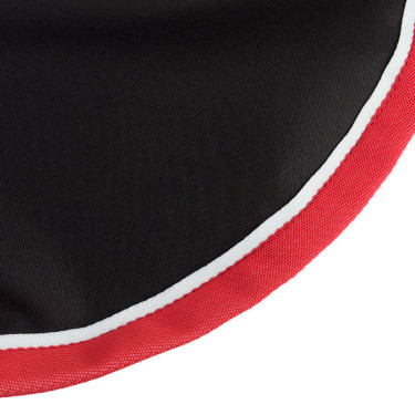 Enduran-Ausreitdecke Finn-Tack Pro Fleecefutter Schwarz / Rot