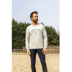 Unisex-Sweatshirt Galopea Harcour Meliertes Grau Unisex-Sweatshirt Galopea Harcour Meliertes Grau