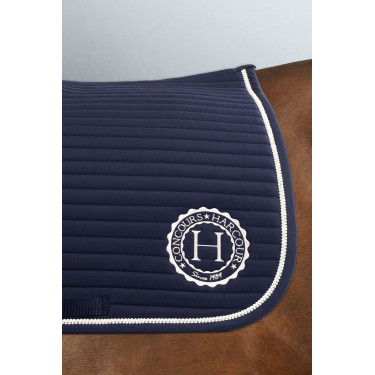 Satteldecke Manchery Harcour Marine / Leinen Beige Satteldecke Manchery Harcour Marine / Leinen Beige