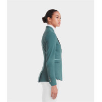 Turnierjacke Aeromade Horse Pilot Damen Balsamgrünes Logo silberfarben Gr&amp;amp;amp;amp;amp;amp;amp;amp;uuml;n