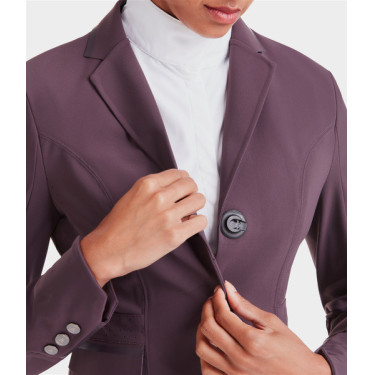 Turnierjacke Aeromade Horse Pilot Damen Weinverkostung Logo Weinverkostung Lila
