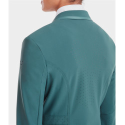 Turnierjacke Aeromade Horse Pilot Damen Balsamgrünes grünes Logo Gr&uuml;n