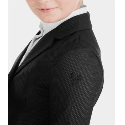 Turnierjacke Aeromade Horse Pilot Mädchen Schwarz