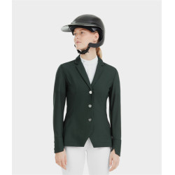 Turnierjacke Aeromesh Horse Pilot Damen Dunkelgrün Grün Turnierjacke Aeromesh Horse Pilot Damen Dunkelgrün Grün