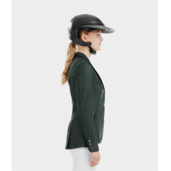 Turnierjacke Aeromesh Horse Pilot Damen Dunkelgrün Grün Turnierjacke Aeromesh Horse Pilot Damen Dunkelgrün Grün