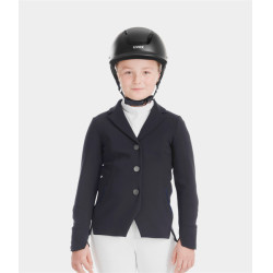Aerotech Turnierjacke Horse Pilot Mädchen Dunkle Nacht Schwarz
