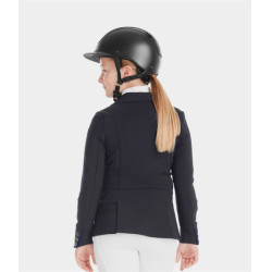 Aerotech Turnierjacke Horse Pilot Mädchen Dunkle Nacht Schwarz