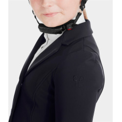Aerotech Turnierjacke Horse Pilot Mädchen Dunkle Nacht Schwarz