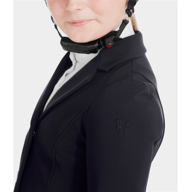Aerotech Turnierjacke Horse Pilot Mädchen Dunkle Nacht Schwarz