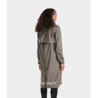 Lange wasserdichte Raintech-Jacke Horse Pilot Damen Eisen Grau Lange wasserdichte Raintech-Jacke Horse Pilot Damen Eisen Grau