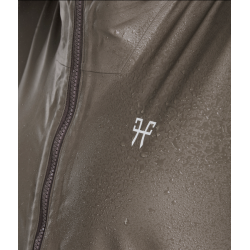 Lange wasserdichte Raintech-Jacke Horse Pilot Damen Dunkelbraun Grau Lange wasserdichte Raintech-Jacke Horse Pilot Damen Dunkelbraun Grau