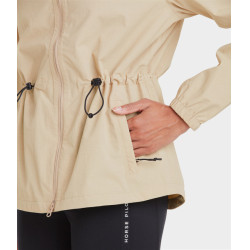 Regenjacke Raintech Horse Pilot Damen Latté Braun