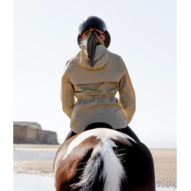 Regenjacke Raintech Horse Pilot Damen Latté Braun