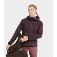 Fleecejacke Pampa Horse Pilot Damen Weinverkostung Lila