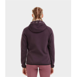 Fleecejacke Pampa Horse Pilot Damen Weinverkostung Lila