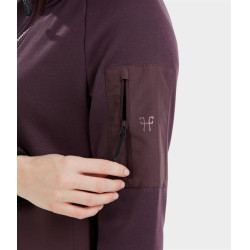 Fleecejacke Pampa Horse Pilot Damen Weinverkostung Lila