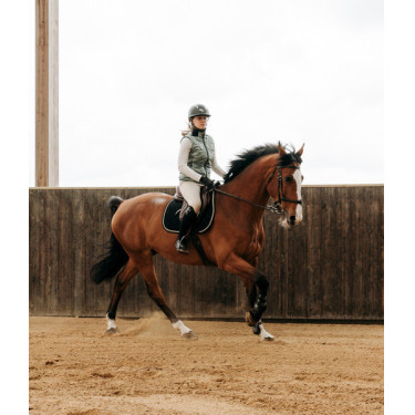 Ärmellose Weste Horse Pilot Damen Glattes Grün Gr&uuml;n