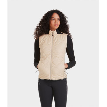 Ärmellose Weste Horse Pilot Damen Latté Braun