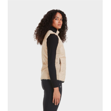 Ärmellose Weste Horse Pilot Damen Latté Braun